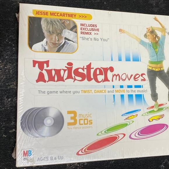 TWISTER Moves Game NIP twist dance move Jesse McCartney 144 Dance Sessions 2005 - Picture 1 of 4